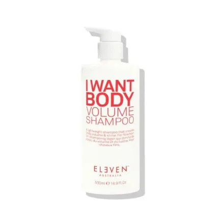 I Want Body Volume Shampoo 500ml ELEVEN Australian
